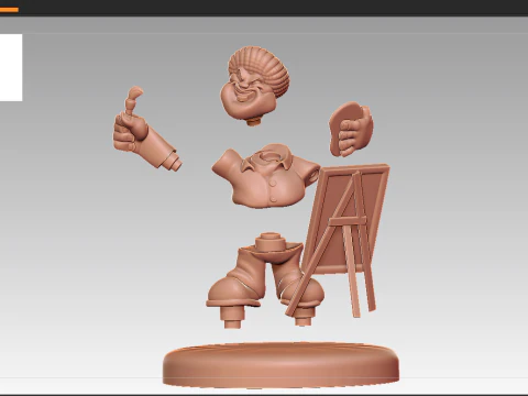 Jack Black Miniature 3D Print Model