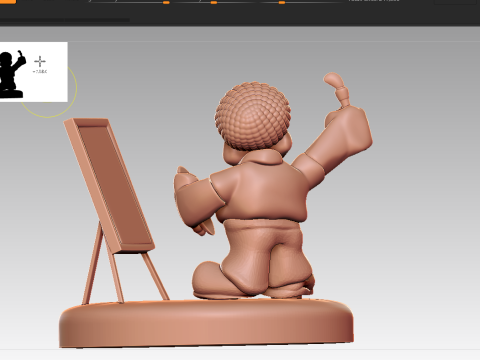 Jack Black Miniature 3D Принт Модель