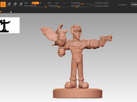 Peacemaker 3D Print Model