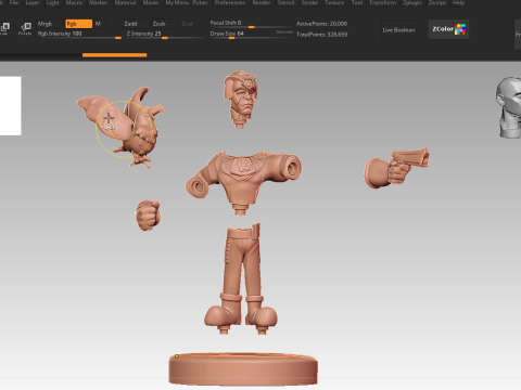 Peacemaker Model Cetak 3D