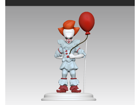 Pennywise - Informatique Modèles 3D en vedette