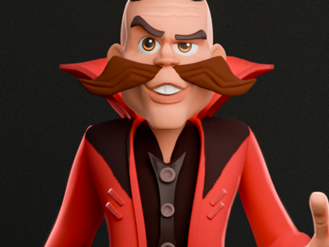 Robotnik - Patung Model Cetak 3D