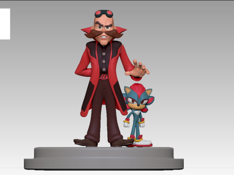 Robotnik-조각상 3D 프린트 모델
