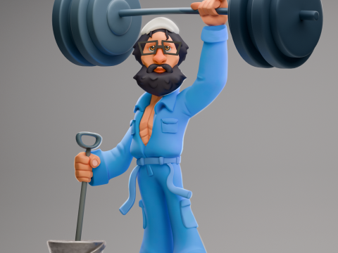 Anatoly - Heykelcik 3D Baskı Modeli