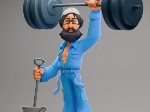 Anatoly - Estatuilla Modelo de impresión 3D