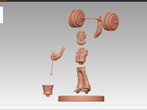 Anatoly - Heykelcik 3D Baskı Modeli