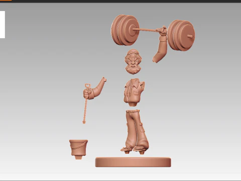 Anatoly - Figurine 3D Print Model