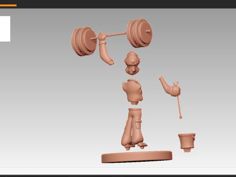 Anatoly - Figurine 3D Print Model