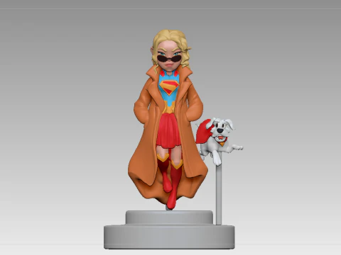 Supergirl - Figurine 3D Print Model