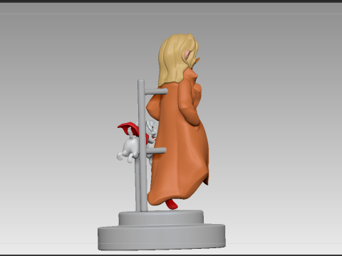 Supergirl - Figurine 3D Print Model