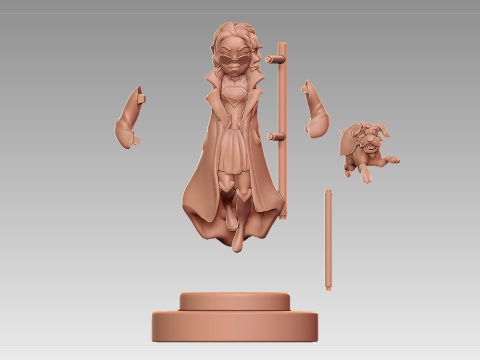 Supergirl - Figurine 3D Print Model