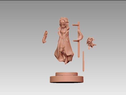 Supergirl - Figurine 3D Print Model