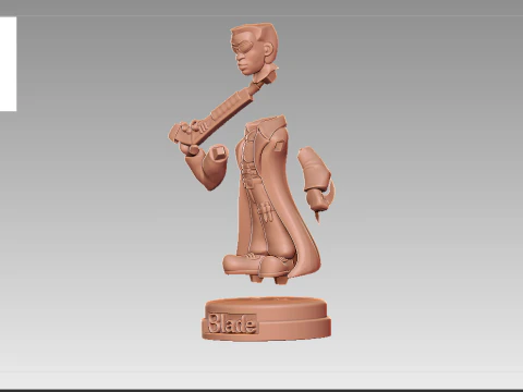 Marvel Blade - Figurine 3D Print Model