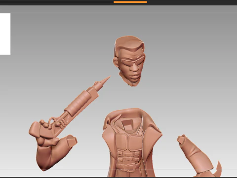 Marvel Blade - Figurine 3D Print Model