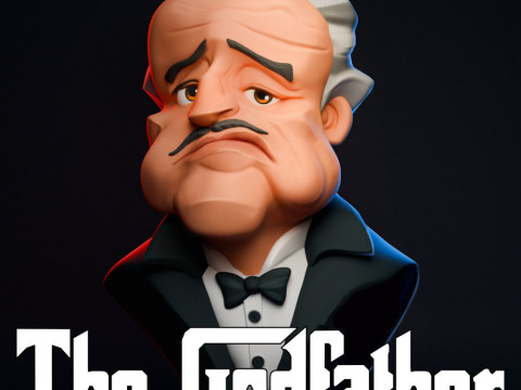 Бюст Хрещеного батька 3D Принт Модель