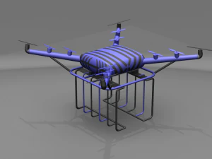 delivery drone 3D Print Model