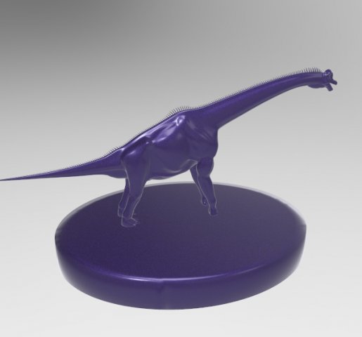 brashiosaurus 3d print model 3D printmodel .c4d .max .obj .3ds .fbx .stl .blend