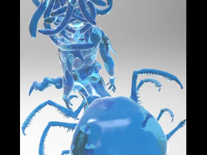 chimera 3D Model