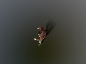 man rig and animation low poly game ready character 3D Model