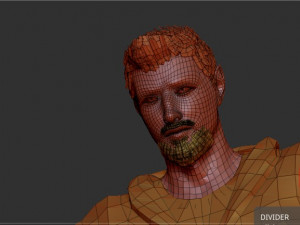 man rig and animation low poly game ready character 3D Model