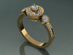 класичне кільце 3D Принт Модель