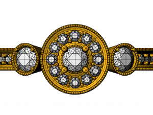 classic ring Model Cetak 3D