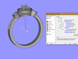classic ring Model Cetak 3D