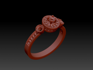 classic ring Model Cetak 3D