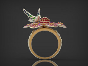 exclusive ring hummingbird Modelo de impresión 3D