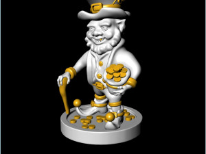 leprechaun for good luck 3D printmodel