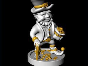 leprechaun for good luck 3D printmodel