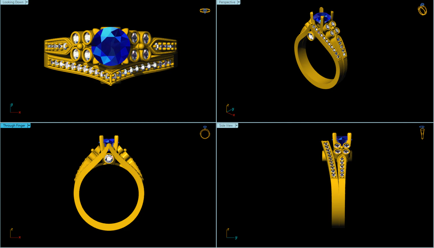 classic ring 3D Print Model .c4d .max .obj .3ds .fbx .stl .blend 