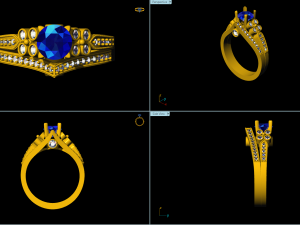 classic ring 3D 프린트 모델