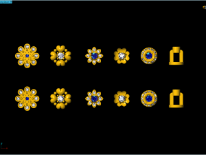 earrings collection Modèles 3D en vedette