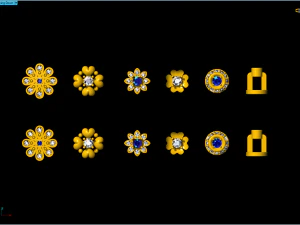 earrings collection 3D Print Model