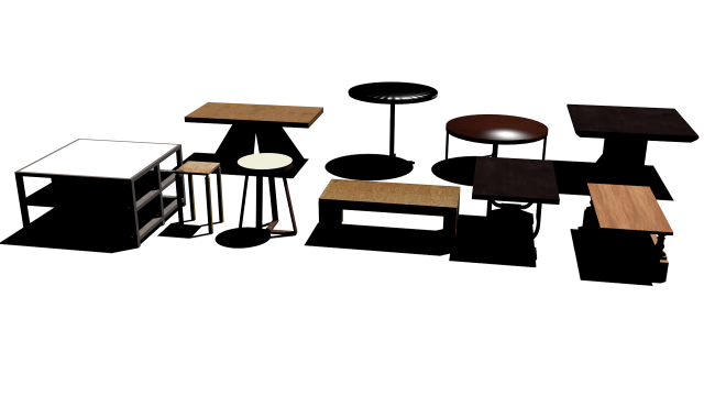 pack table 3Dモデル .c4d .max .obj .3ds .fbx .stl .blend 