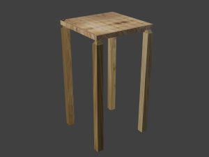 pack table 3Dモデル