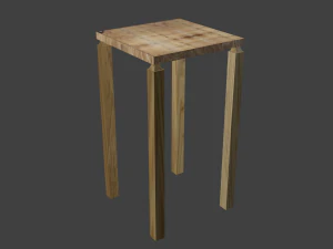 pack table 3D Model