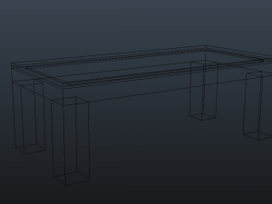 pack table 3Dモデル