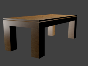 pack table 3Dモデル