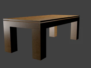 pack table 3D Model