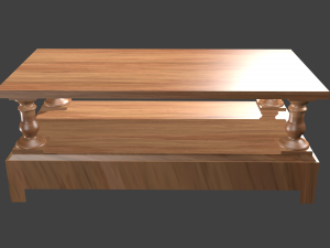 pack table 3Dモデル