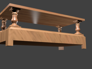 pack table 3Dモデル