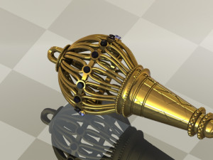 bajrangbali pendant Modelo 3D