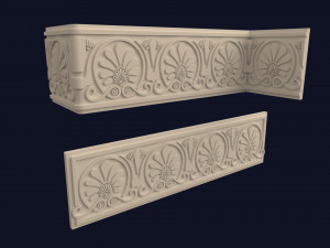 greek frieze ornament pack 3D 모델
