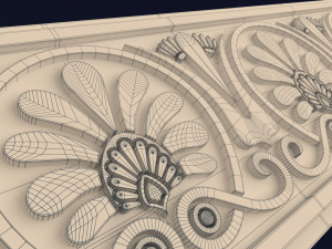 greek frieze ornament pack 3D 모델