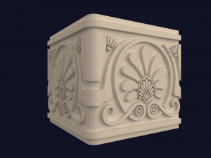 greek frieze ornament pack 3D 모델