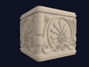 greek frieze ornament pack 3D Model