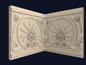 greek frieze ornament pack 3D Model