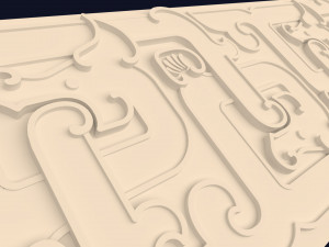 chinese frieze ornament pack Model 3D